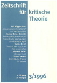 Gerhard Schweppenhäuser — Zeitschrift für kritische Theorie 03 (1996)