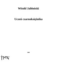 Unknown — Uczen Czarnoksieznika - Witold Jablonski