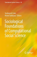 Yoshimichi Sato, Hiroki Takikawa — Sociological Foundations of Computational Social Science