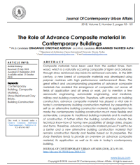  Ph.D. Candidate OBASANJO OWOYALE ADEOLA and Ph.D. Candidate MOHAMMED TAUHEED ALFA — The Role of Advance Composite material In Contemporary Buildings