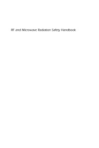 Unknown — RF and Microwave Radiation Safety Handbook 2nd ed R Kitchen 2001