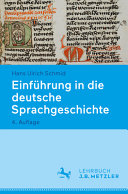 Hans Ulrich Schmid — Einführung in Die Deutsche Sprachgeschichte