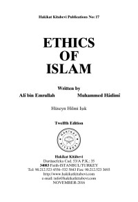 Hakikat — Ethics of Islam_Layout 1