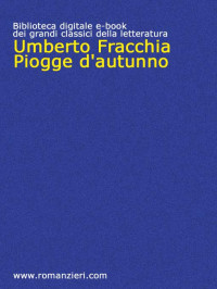 Umberto Fracchia — Piogge d'autunno