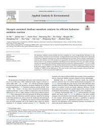 Jie Shi — Nitrogen contained rhodium nanosheet catalysts for efficient hydrazine oxidation reaction