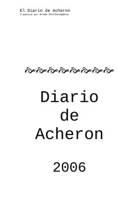 Sherrilyn Kenyon —  Diarios de Acheron 2006