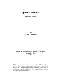 Penning — Microsoft Word - Apurina Grammar-w.doc