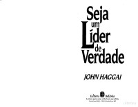 John Haggai — Seja Um Líder De Verdade