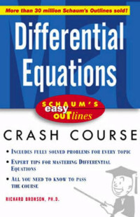 Bronson, Bredensteiner [Bronson, Bredensteiner] — Schaum's Easy Outlines of Differential Equations