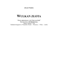 Wulkan zlota — Verne Juliusz