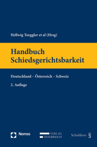 Hellwig Torggler; — VOE_Torggler_Schiedsgerichtsbarkeit_Aufl2.indd