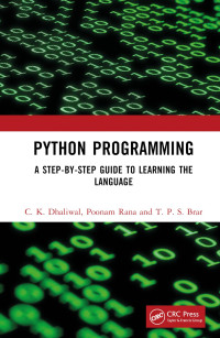 C. K.. RANA DHALIWAL (POONAM. BRAR, T. P. S.), Poonam Rana, T P S Brar — Python Programming