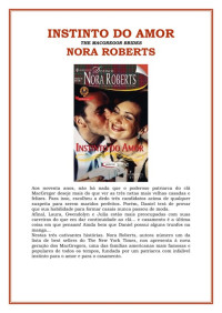 Nora Roberts — Instinto do amor