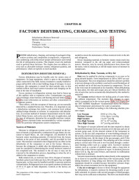 Unknown — R46 Dehydrating, Charging, and Testing