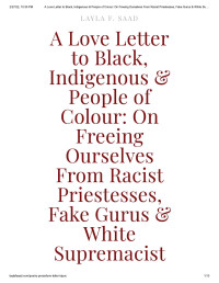 Layla Saad — A Love Letter to Black, Indigenous & People of Colour