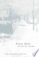 Fanny Howe — Selected Poems of Fanny Howe