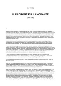 Lev Tolstoj — Il padrone e il lavorante