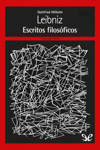 Gottfried Wilhelm Leibniz — Escritos filosóficos