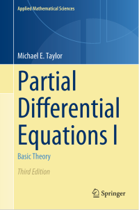 Michael E. Taylor — Partial Differential Equations I Third Edition