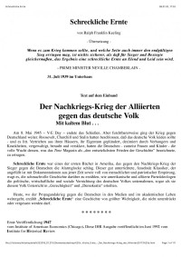 Ralph Franklin Keeling — Schreckliche Ernte.