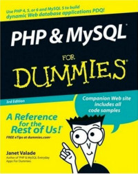 Janet Valade — PHP & MySQL For Dummies 3rd edition