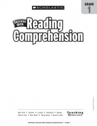 Scholastic — Success with Reading Comprehension: Grade 1