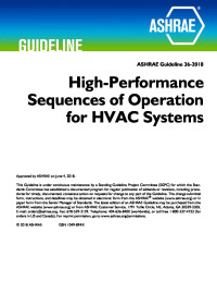 ASHRAE — ASHRAE Guideline 36-2018: High-Performance Sequences of Operation for HVAC Systems
