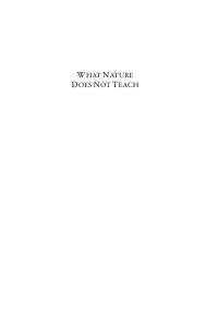 Juanita Feros Ruys — What Nature Does Not Teach: Didactic Literature in the Medieval and Early-Modern Periods