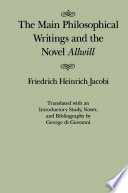 Friedrich Heinrich Jacobi — Main Philosophical Writings and the Novel Allwill