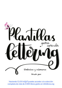 Desconocido — 11 PLANTILLA PARA APRENDER LETTERING. SIMBOLOS Y NUMEROS AUTOR SCRAP AND LETTERING