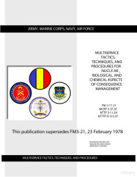 Us Marine Corps - Department of Defense — US Army Field Manual 3-11.21 - Tactics, Techniques, And Procedures For Nuclear, Biological, And Chemical Aspects Of Consequence Management.