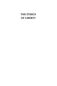 Murray Newton Rothbard — The Ethics of Liberty