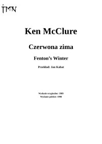 Unknown — Czerwona zima - Ken McClure