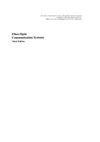 G. P. Agrawal — Fiber-optic Communication Systems