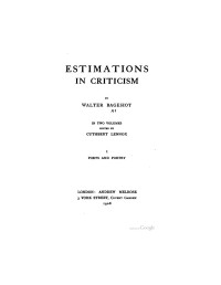 Mario — Estimations In Criticism.djvu