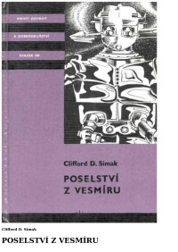 Neznámy autor — KOD 189 - SIMAK, Clifford D. - Poselství z vesmíru