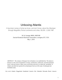 Shifu Careaga — Atlantis Unboxing