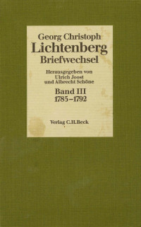 Lichtenberg, Georg Christoph — Briefwechsel Band III