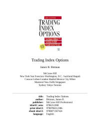 Bittman J. — Trading Index Options 1998