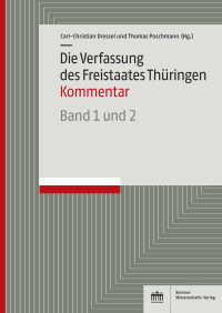 Dressel / Poschmann — Die Verfassung des Freistaates Thüringen - Kommentar