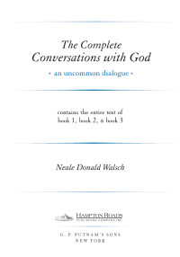 Neale Donald Walsch — The Complete Conversations with God (Conversations with God Series)