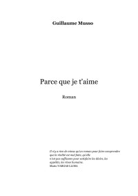 Guillaume Musso — Parce que je t'aime