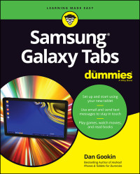 Dan Gookin — Samsung Galaxy Tabs For Dummies