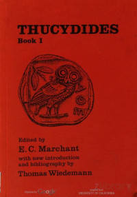 E. C. Marchant, Thomas Wiedemann — Thucydides. Book I (Greek Texts)