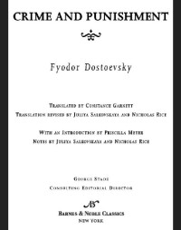 Dostoevsky, Fyodor — Crime and Punishment (Barnes & Noble Classics Series)