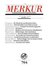 Christian Demand; — MERKUR Deutsche Zeitschrift für europisches Denken