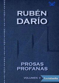 Rubén Darío — Prosas profanas y otros poemas