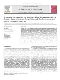 Unknown — doi:10.1016/j.apcatb.2009.04.021