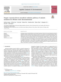 Lanlan Liang — Oxygen vacancies-driven nonradical oxidation pathway of catalytic ozonation for efficient water decontamination