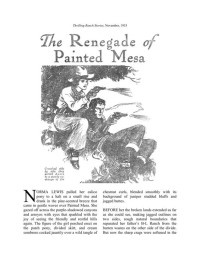 Monte Herridge [Monte Herridge] — Pulp Thrilling Ranch Stories 33 11 The Renegade of Painted Mesa Ruth Anderson pdf